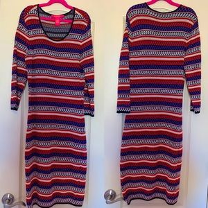 Catherine Malandrino Striped Knit Dress Size S